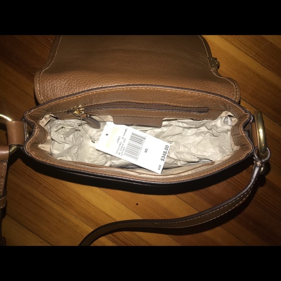 Michael Kors saddle bag - dark caramel - Picture 4 of 5